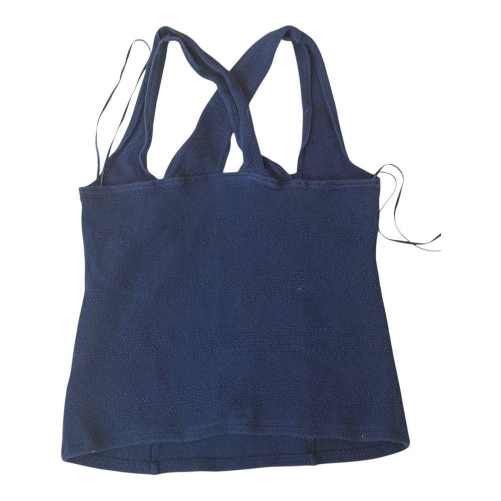 Maeve Anthropologie Navy Blue Fitted Tank Top